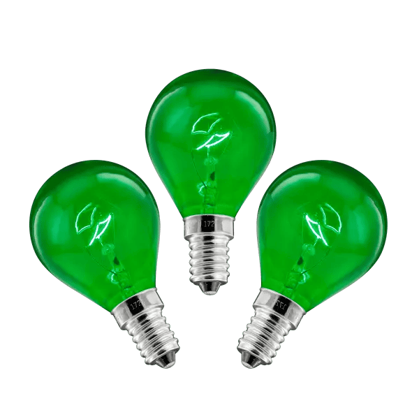 Replacement 25w Green Light Bulb - 3 Pack