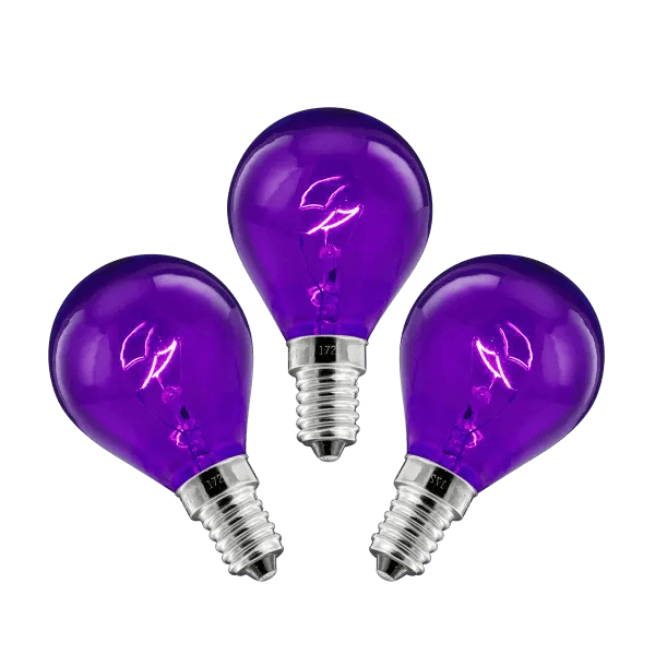 Replacement 25w Purple Light Bulb - 3 Pack