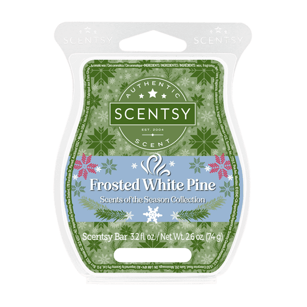 Frosted White Pine Scentsy Bar (Scents of the Season 2023)