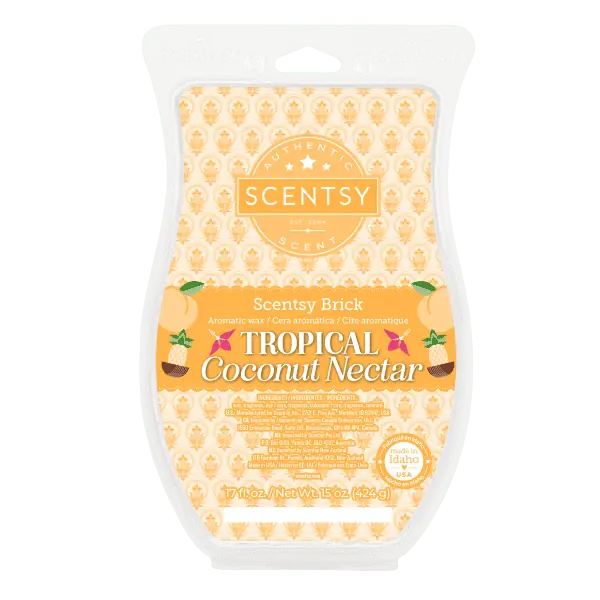 Tropical Coconut Nectar Scentsy Brick