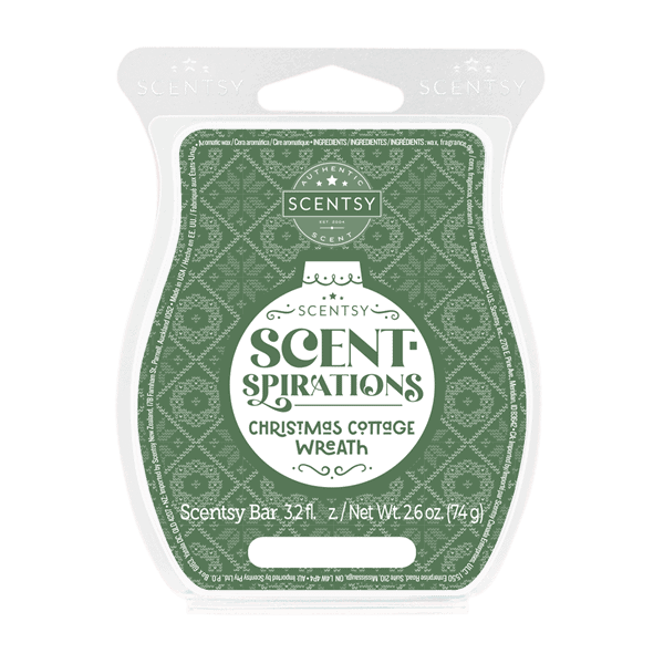 Christmas Cottage Wreath Scentsy Bar