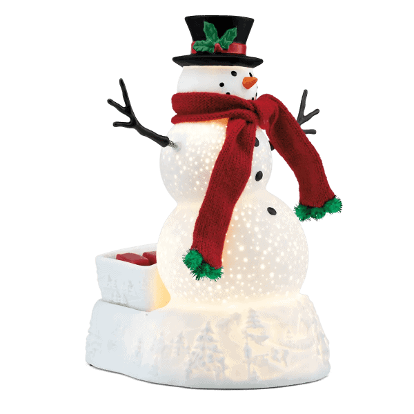 Swirling Snowman Limited-Edition Holiday Warmer - side
