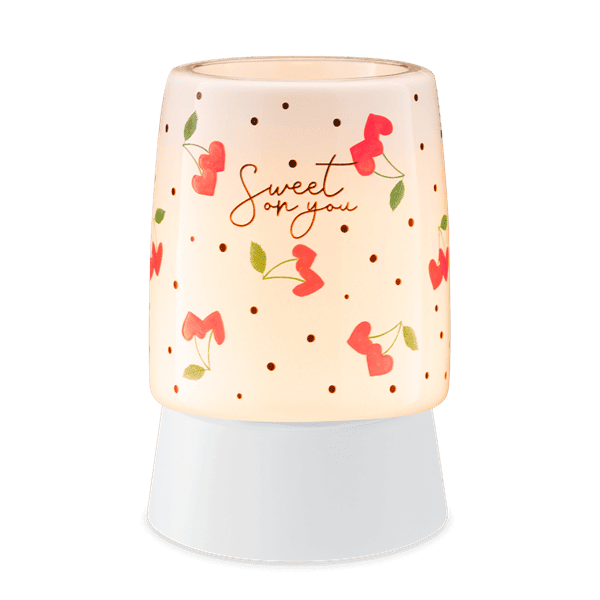 Cherry Picked Mini Scentsy Warmer with Tabletop Base