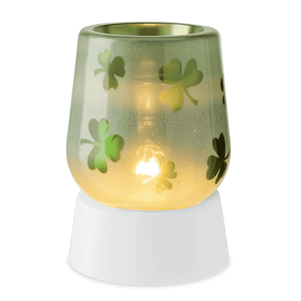 Shamrock Mini Scentsy Warmer with Tabletop Base