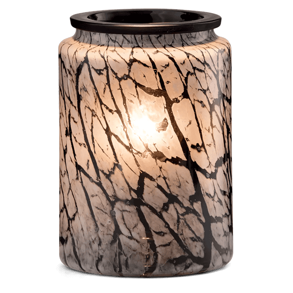 Midnight Crackle Scentsy Warmer - Lit