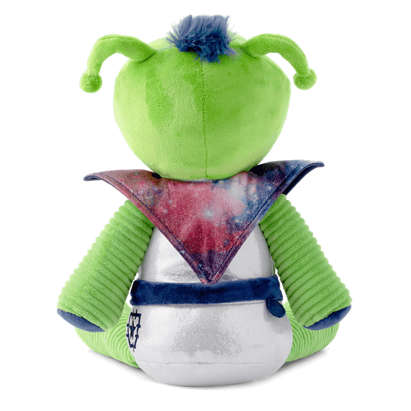Back of Alazar the Alien Scentsy Buddy