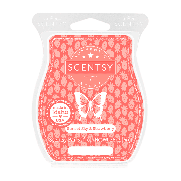 Sunset Sky & Strawberry Scentsy Bar