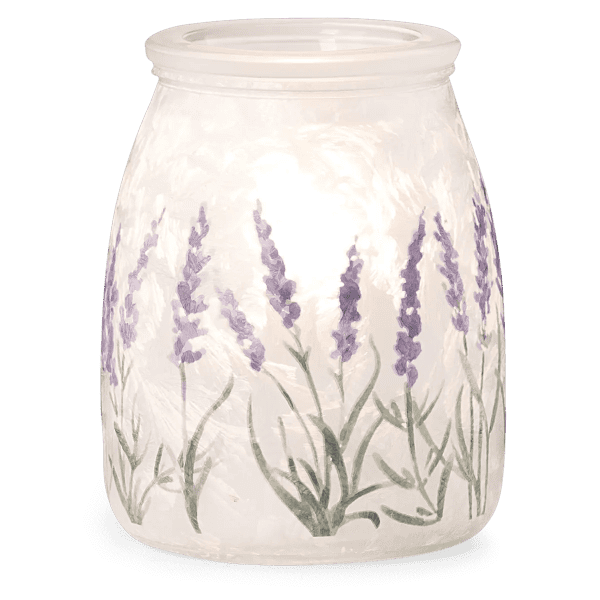 Lavender Dreams Scentsy Warmer - Lit