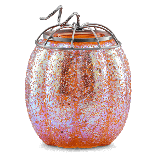 Pumpkin Sparkle Scentsy Warmer - Unlit