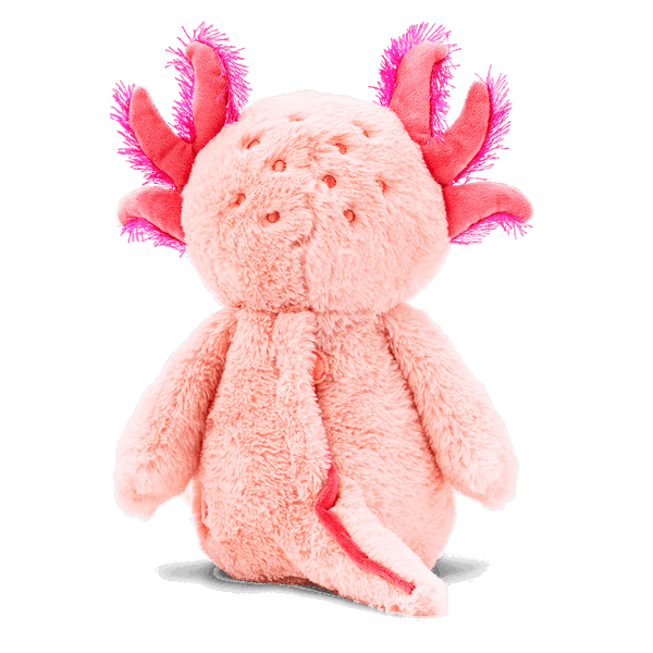 Back of Blush the Axolotl Scentsy Buddy