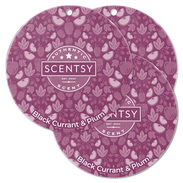 Black Currant & Plum Scent Circle 3-pack