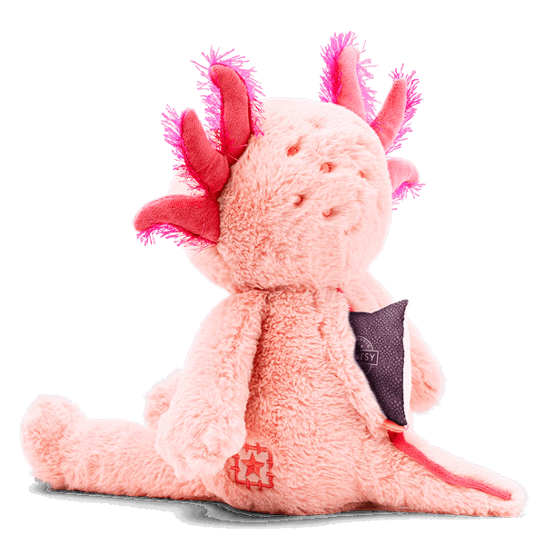 Blush the Axolotl Scentsy Buddy with Scent Pak in Pouch