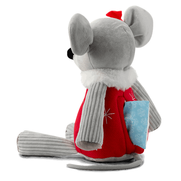 Crystal the Christmas Mouse Scentsy Buddy with Scent Pak in Pouch