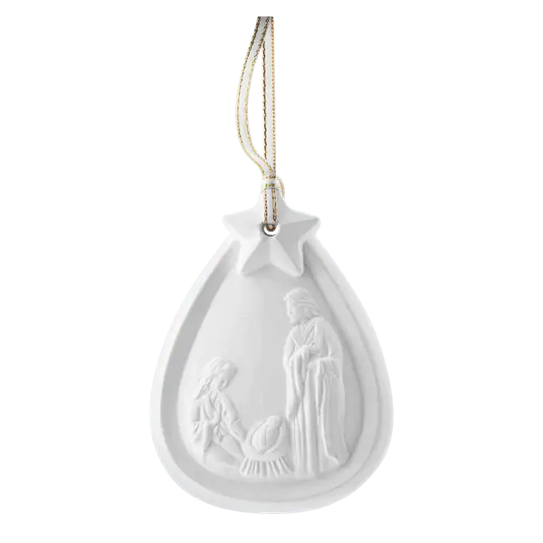 Nativity Porcelain Ornament