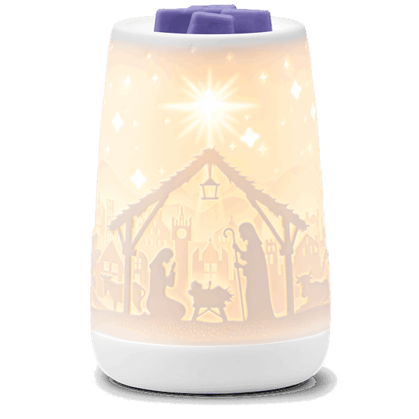 Radiant Beams Scentsy Warmer - Lit