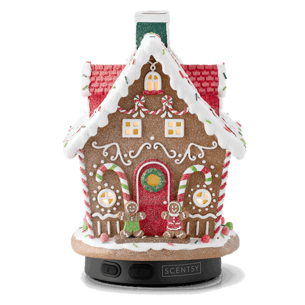 Sugar Chalet - Scentsy Diffuser - Lit