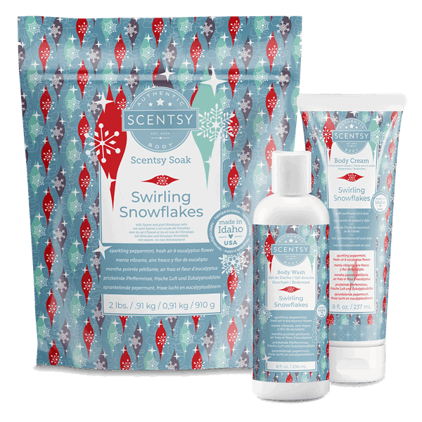 Swirling Snowflakes Body Bundle