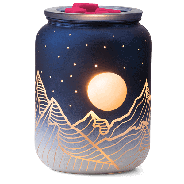 Mountain Sky Scentsy Warmer - Lit