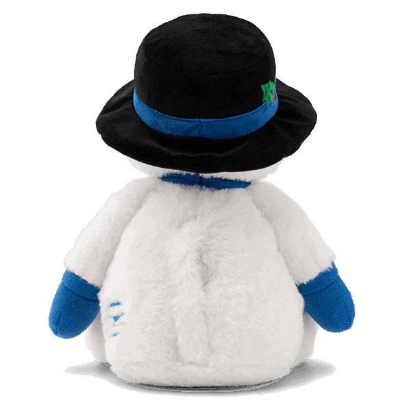 Back of Snowbastian the Snowman Scentsy Buddy