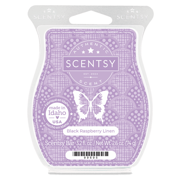 Black Raspberry Linen Scentsy Bar