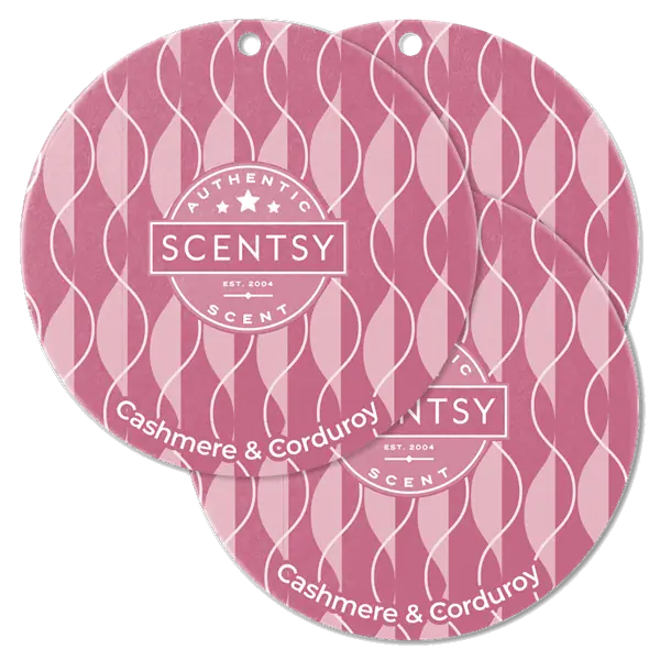 Cashmere & Corduroy Scent Circle 3-pack