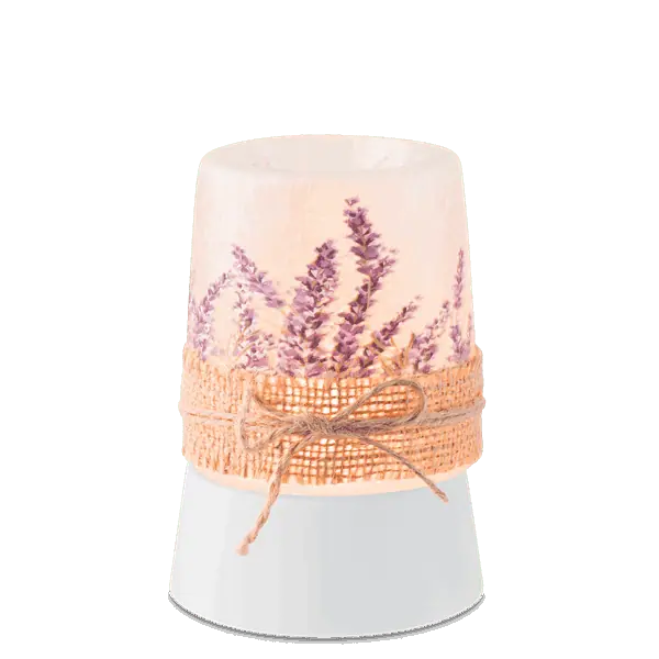 Lavender Fields Mini Scentsy Warmer with Tabletop Base