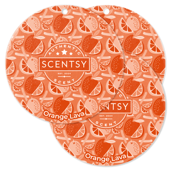 Orange Lava Scent Circle 3-Pack