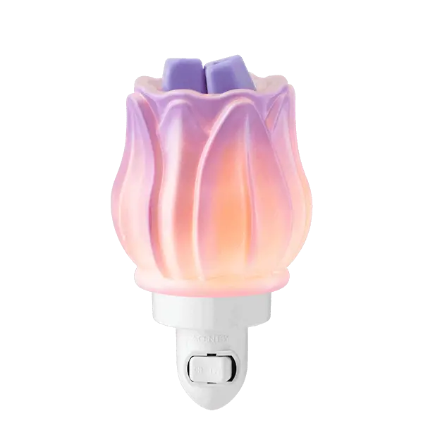 Prismatic Petal Mini Scentsy Warmer - Lit