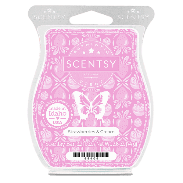 Strawberries & Cream Scentsy Bar