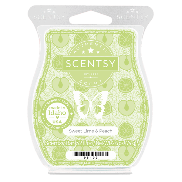 Sweet Lime & Peach Scentsy Bar