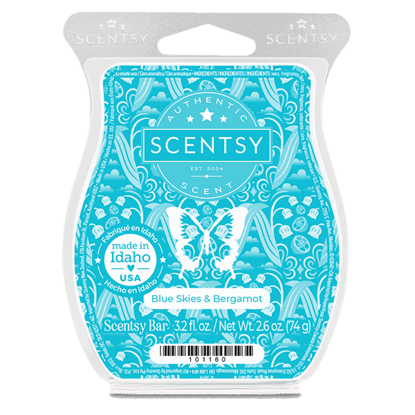 Blue Skies & Bergamot Scentsy Bar