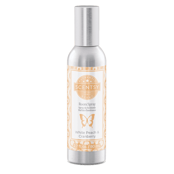 White Peach & Cranberry Room Spray