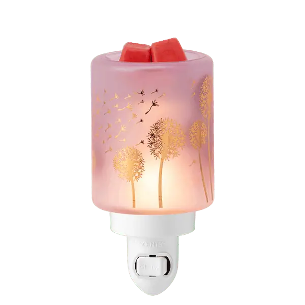 Wishbloom Mini Scentsy Warmer - Lit