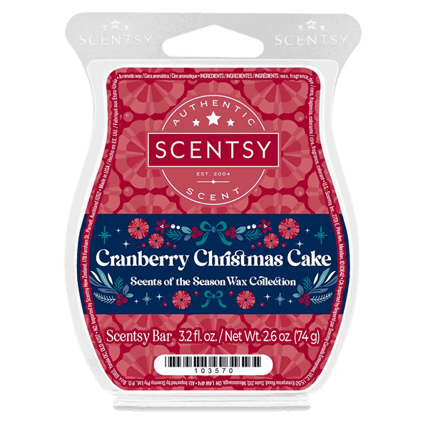 Cranberry Christmas Cake Scentsy Bar