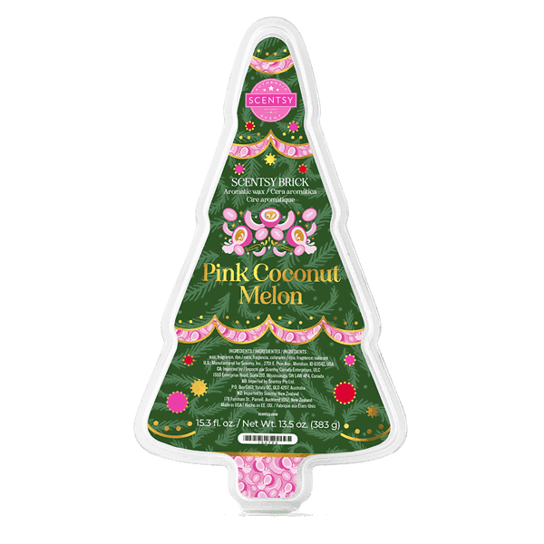 Pink Coconut Melon Scentsy Brick