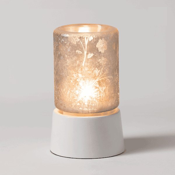 Silver Stem Mini Scentsy Warmer with Tabletop Base