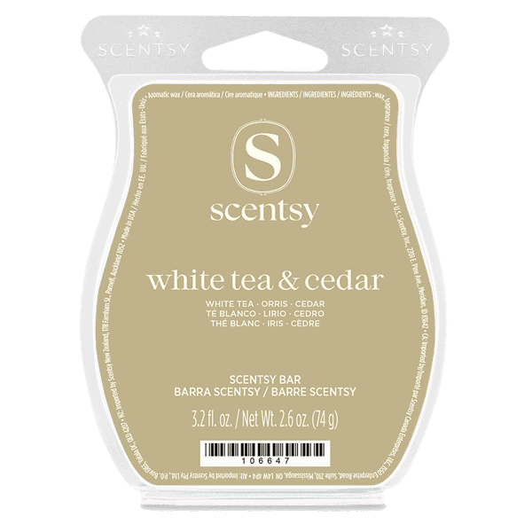 White Tea & Cedar Scentsy Bar