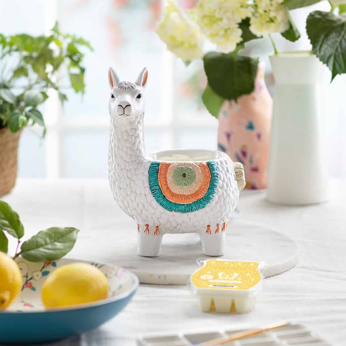 Llama Scentsy Warmer Styled