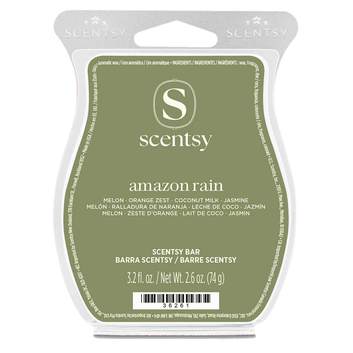 Amazon Rain Scentsy Bar