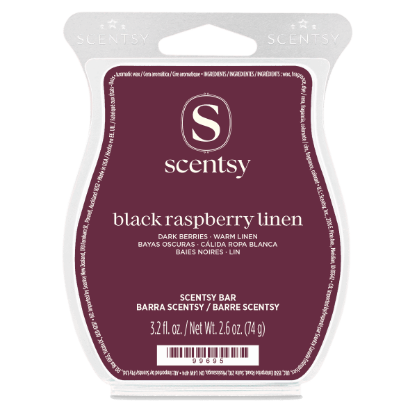 Black Raspberry Linen Scentsy Bar