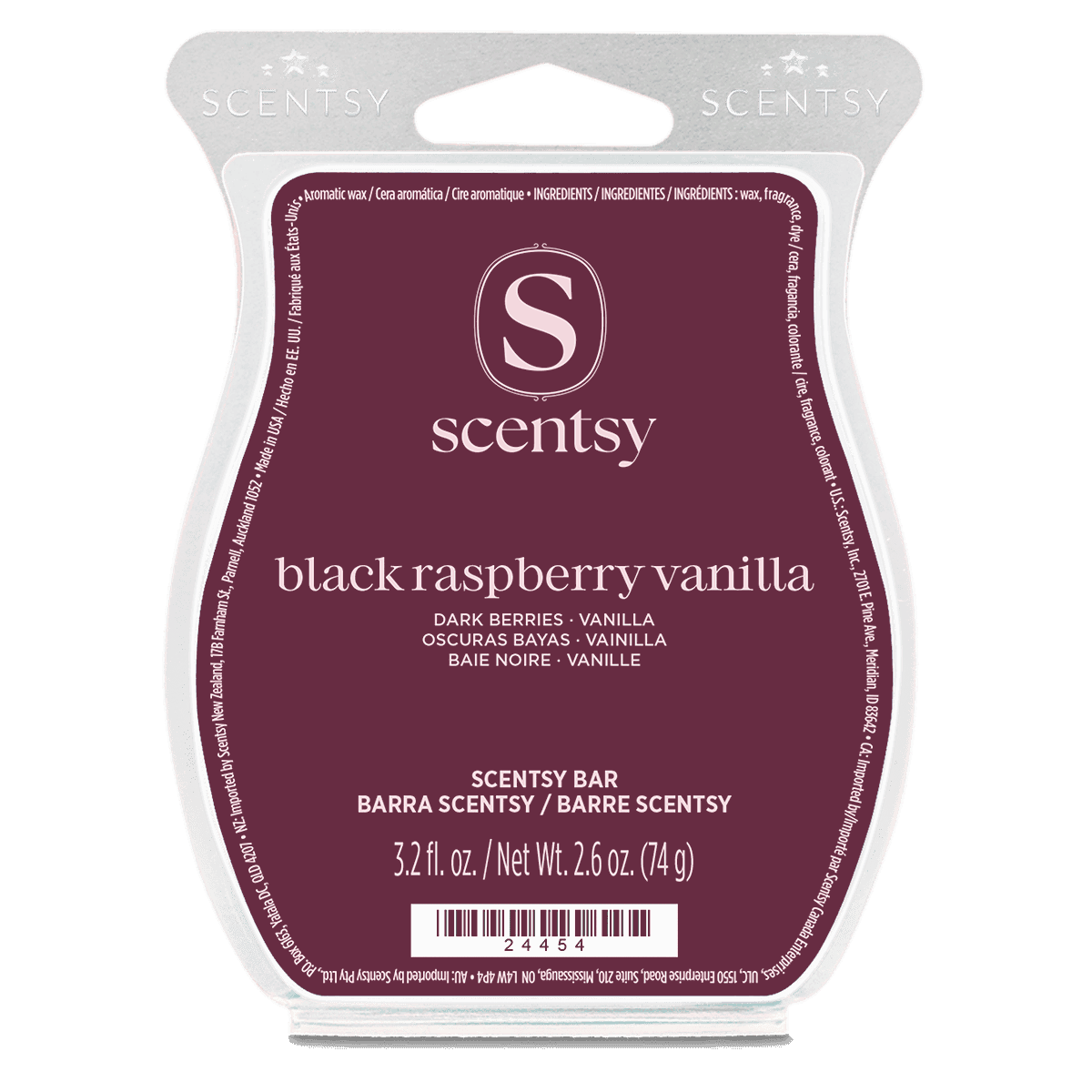 Black Raspberry Vanilla Scentsy Bar