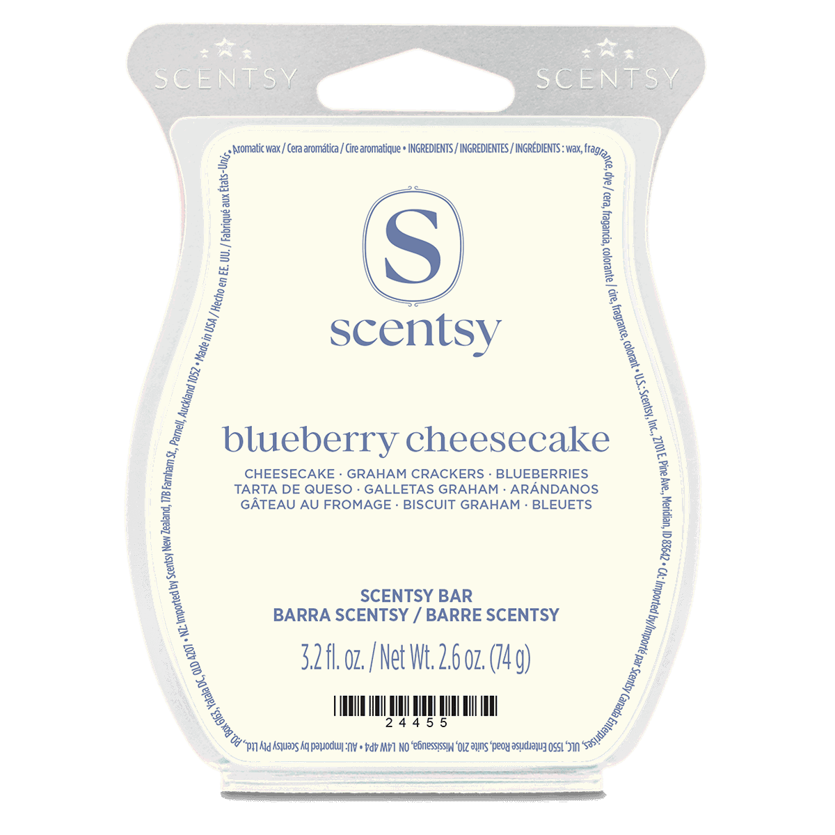 Blueberry Cheesecake Scentsy Bar