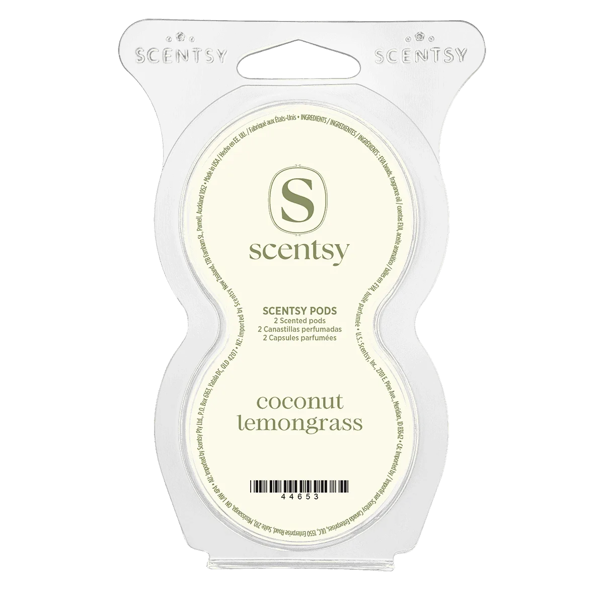 Coconut Lemongrass Scentsy Pods