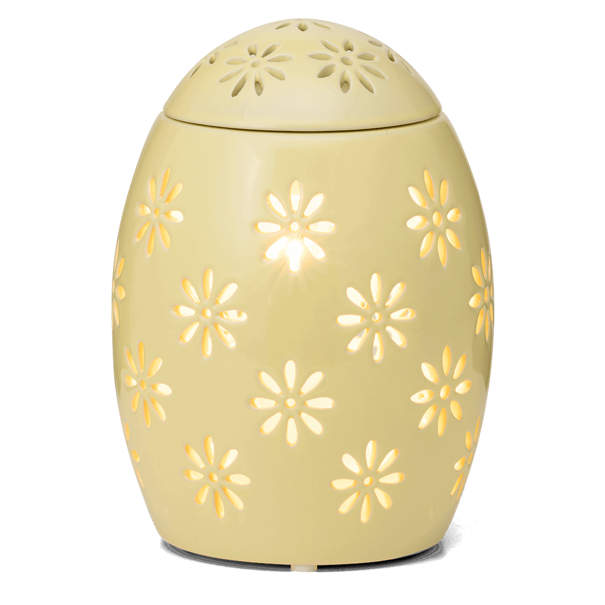 Easter Garden - Yellow Scentsy Warmer Lit
