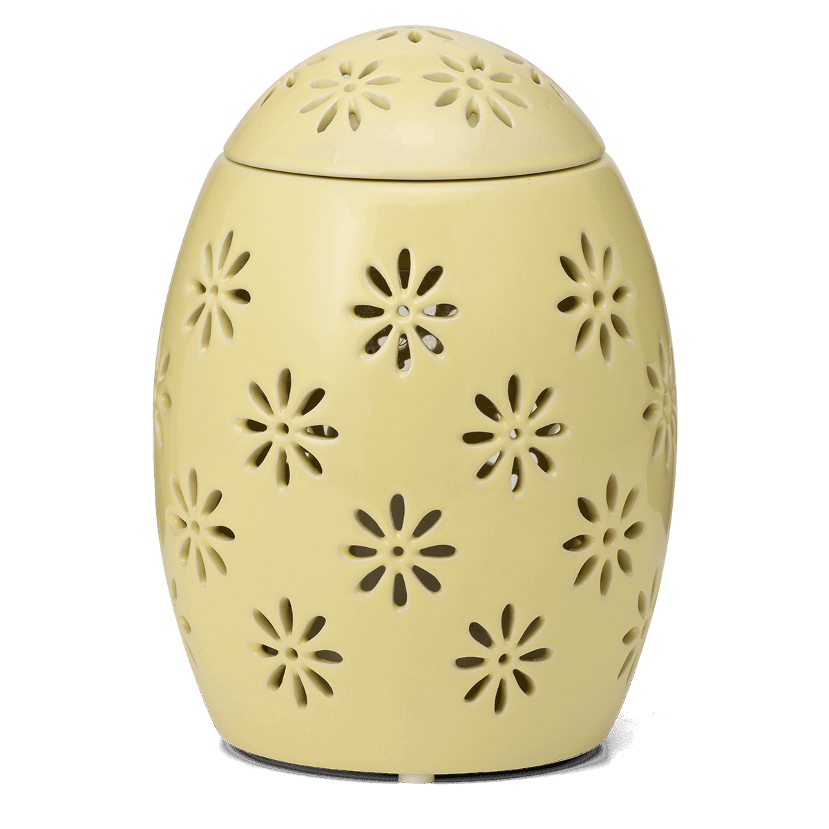 Easter Garden - Yellow Scentsy Warmer - Lit