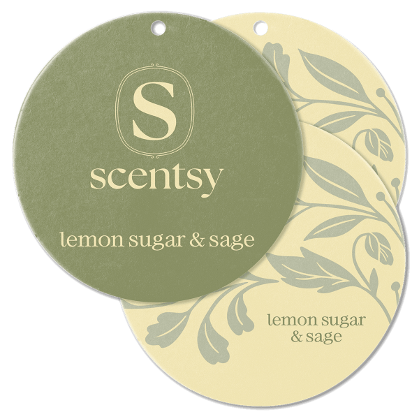 Lemon Sugar & Sage Scent Circle 3-pack