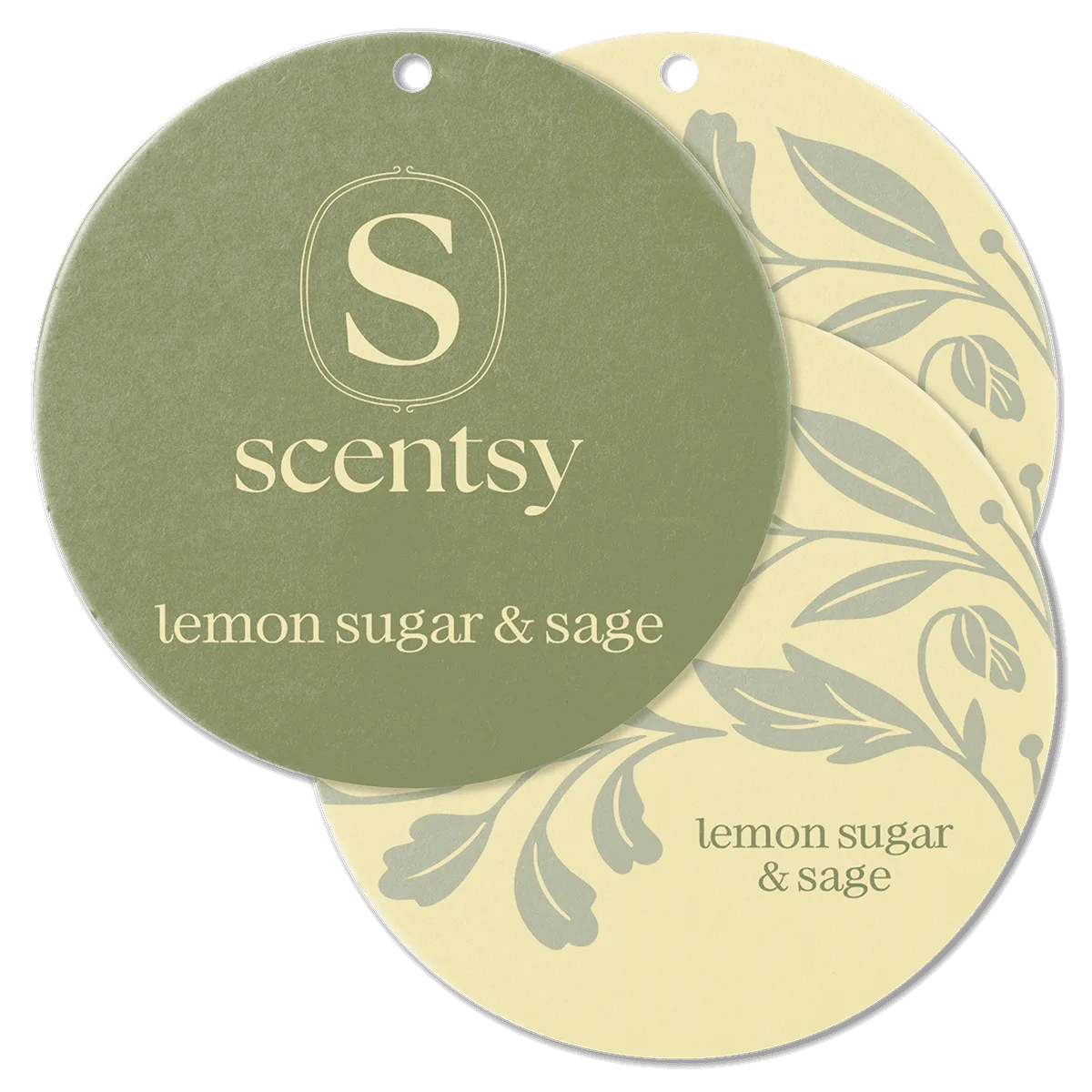 Lemon Sugar & Sage Scent Circle 3-pack