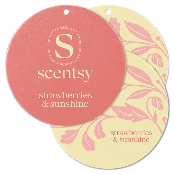 Strawberries & Sunshine Scent Circle 3-Pack