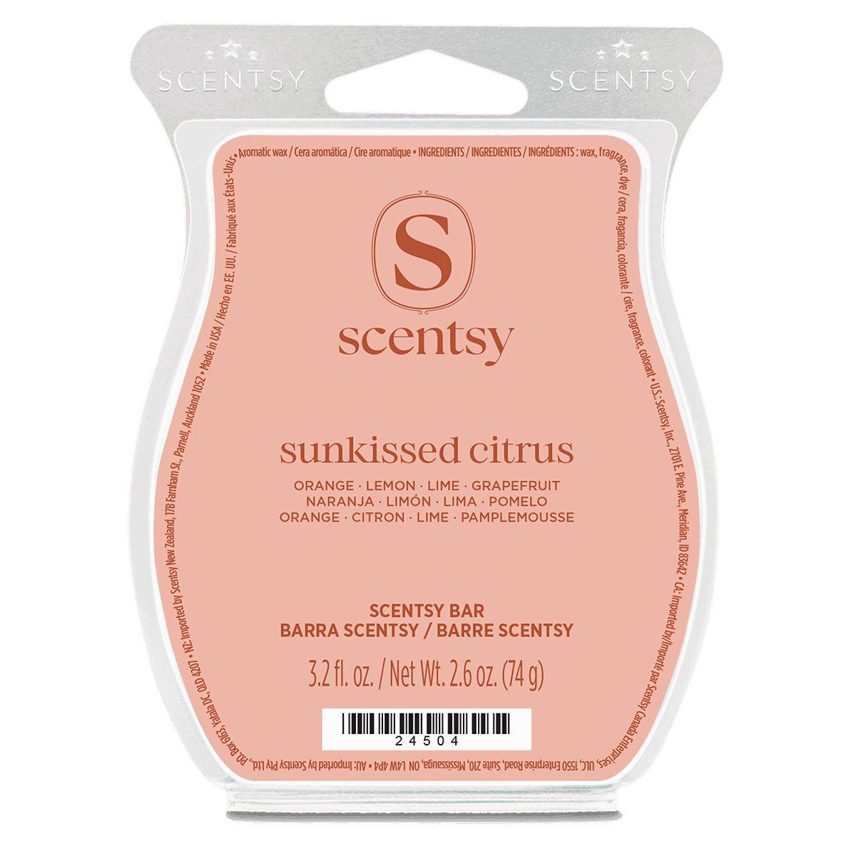 Sunkissed Citrus Scentsy Bar