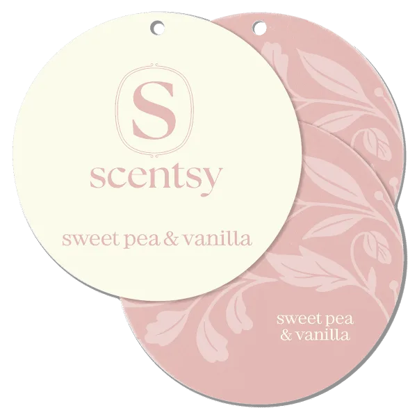 Sweet Pea & Vanilla Scent Circle 3-pack